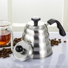Kaffee-Tropf-Topf und Tee-Kessel mit Thermometer
